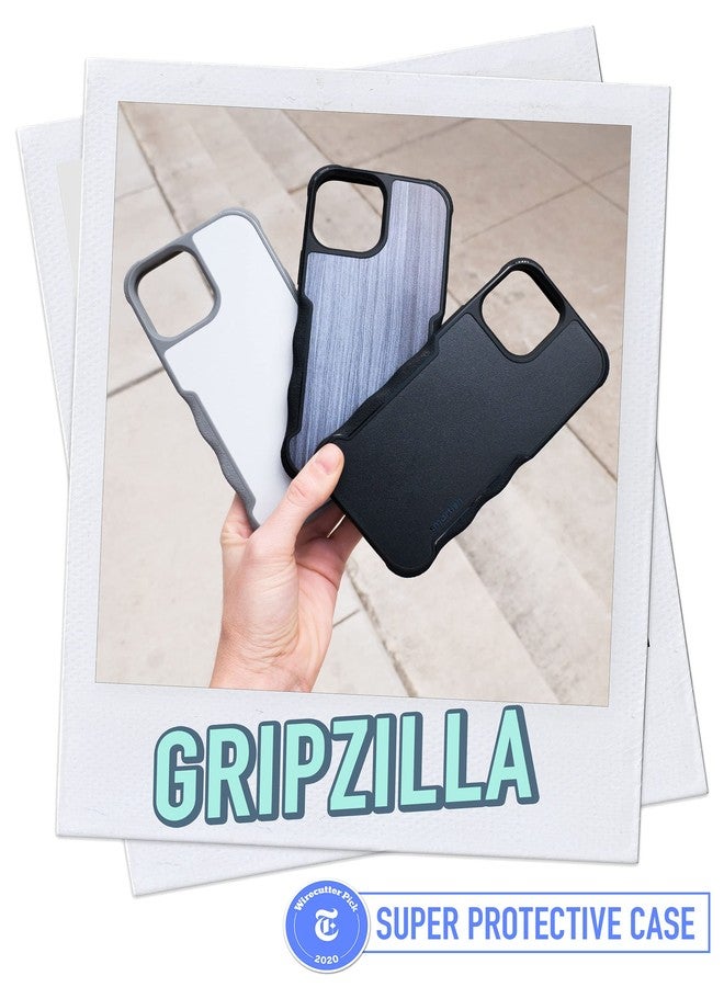 Smartish iPhone 12 Pro Max Armor Case - Gripzilla [Rugged + Protective] Slim Tough Grip Cover - Gray Area - Image 2